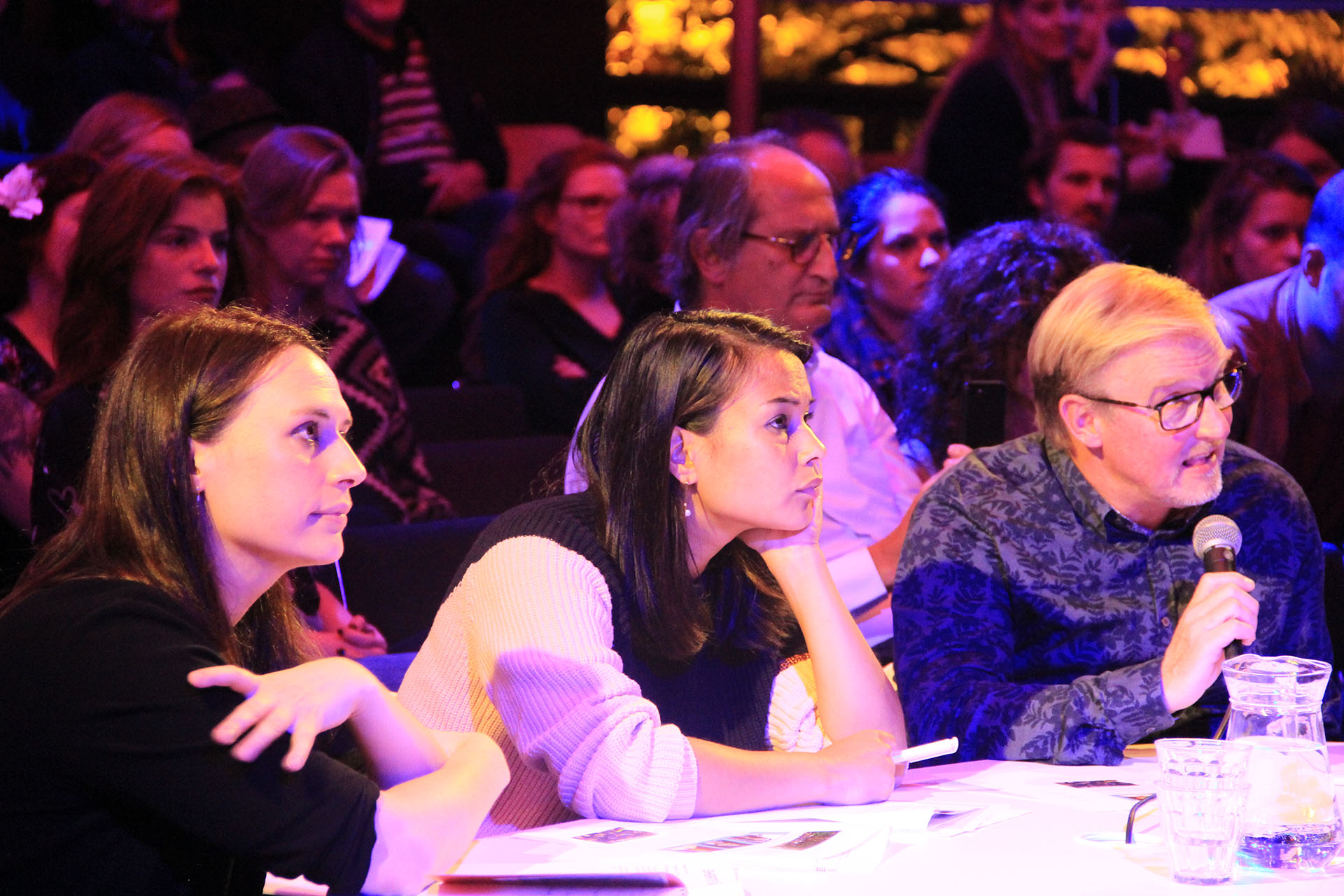 Our judges, Vanja Kaludjeric, Dewi Reijs & Carter Pilcher